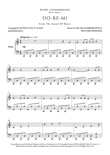 Do-re-mi (arr. Danilo "Daca" Alves)