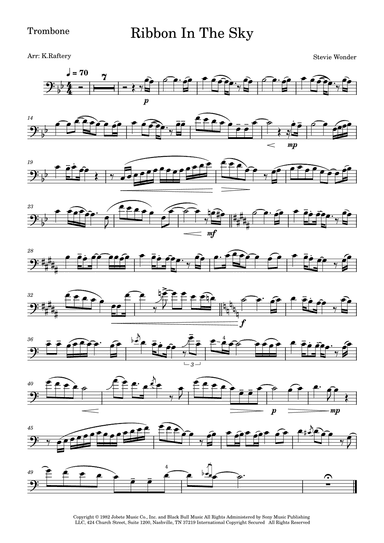 Ribbon In The Sky (arr. Kyle Raftery)