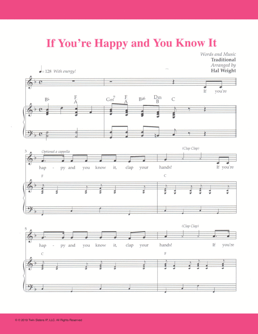 If You’re Happy and You Know It (arr. Hal Wright)