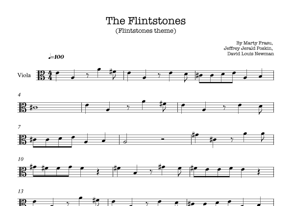 The Flintstones (arr. E.P)