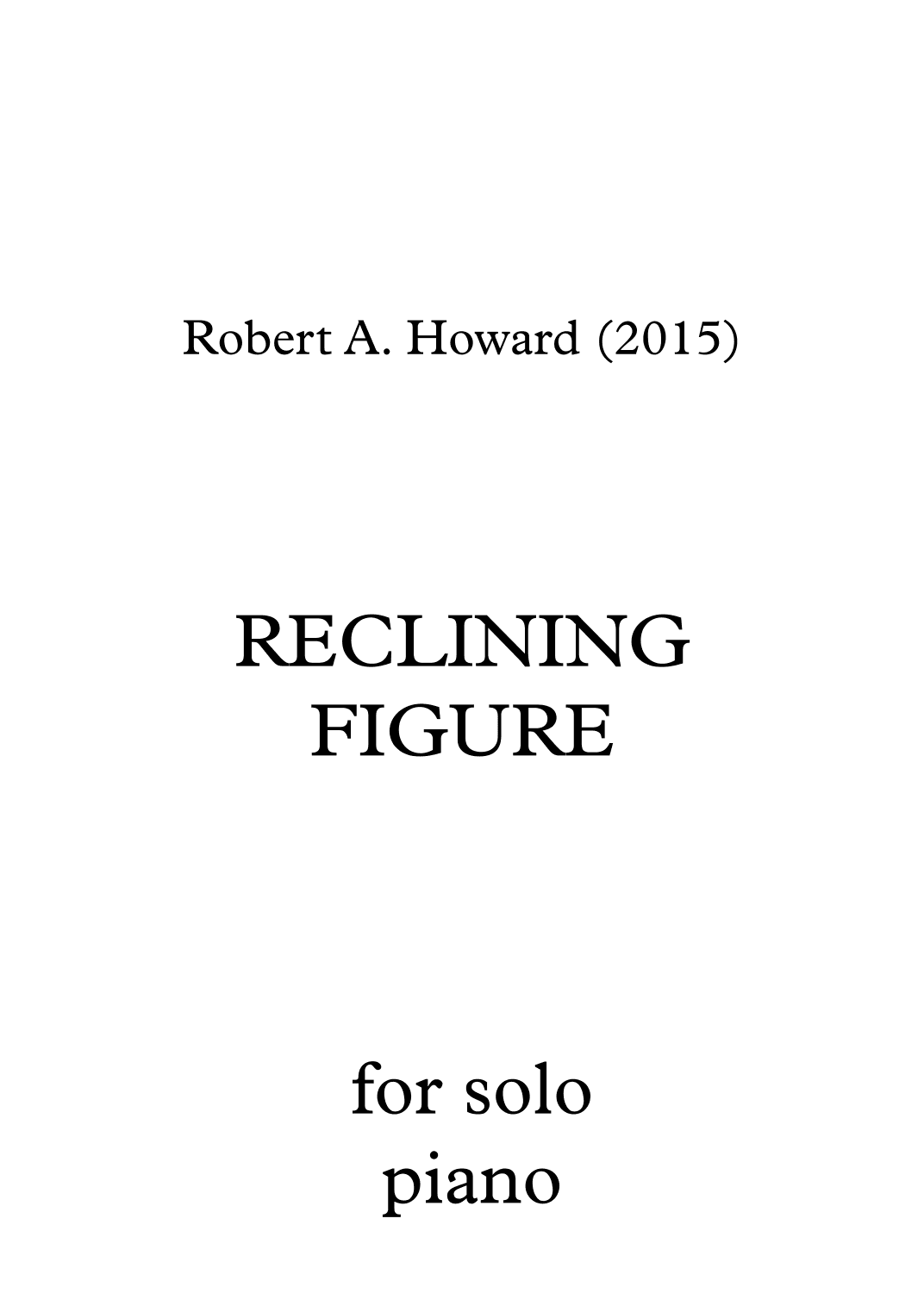 Reclining Figure