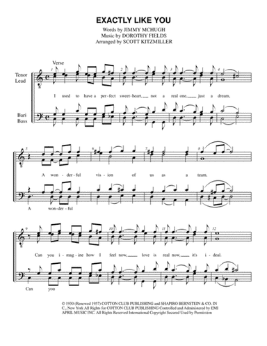 Exactly Like You (arr. Scott Kitzmiller)