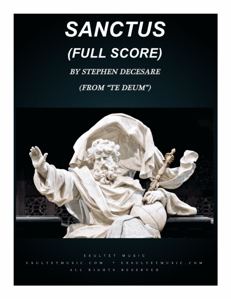 Sanctus (from "Te Deum") (Full Score)
