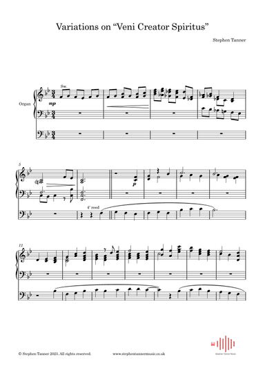 Variations on "Veni Creator Spiritus"