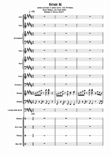 Rather Be (arr. Malcolm Escott)