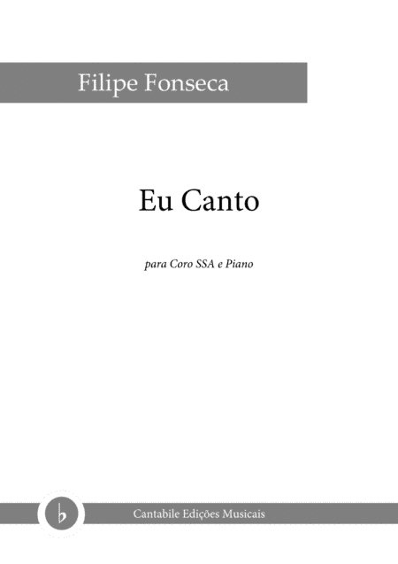 Eu Canto (I Sing, lullaby in portuguese)