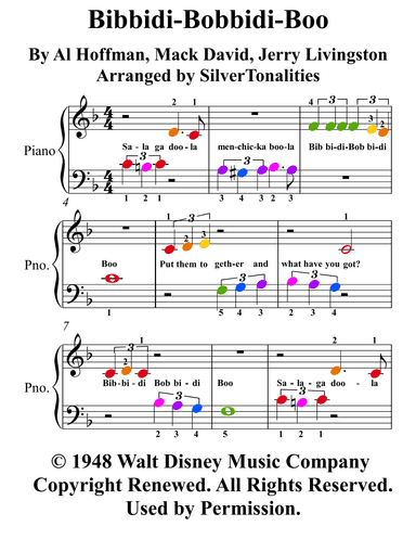 Bibbidi-bobbidi-boo (the Magic Song) (arr. SilverTonalities)
