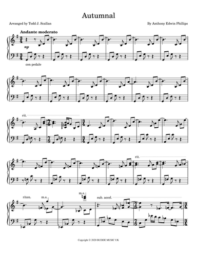 Autumnal (arr. Todd J. Scallan)