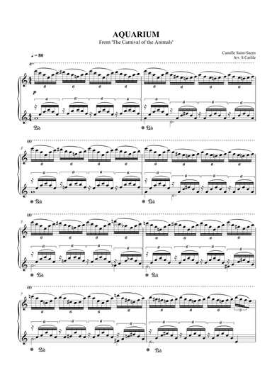 Aquarium (From The Carnival of the Animals) (arr. SCMusic)