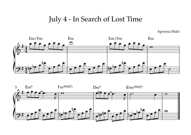 July 4 - In Search of Lost Time