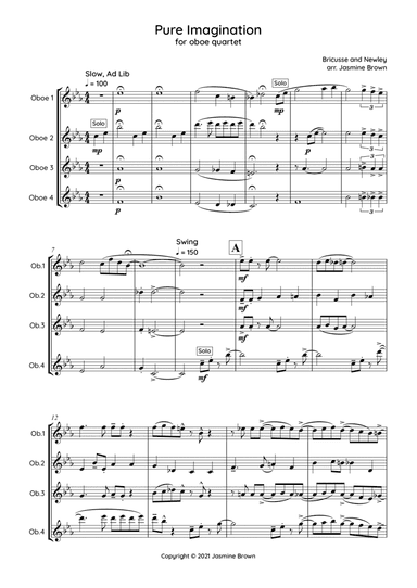 Pure Imagination (arr. Jasmine Brown)