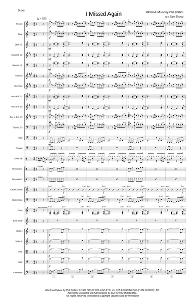 I Missed Again (arr. Sam Shoup)