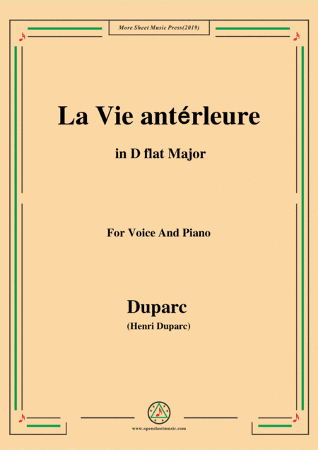 Duparc-Soupir in c minor (arr. MSM)