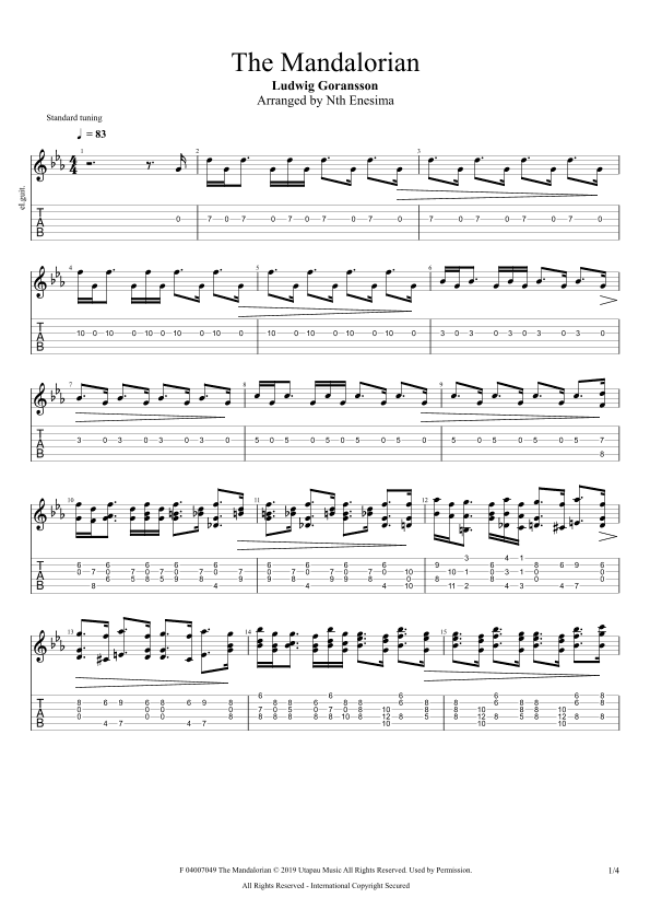 The Mandalorian (arr. Nth Enesima)