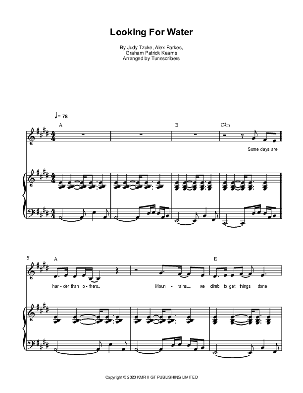 Looking (arr. Tunescribers)
