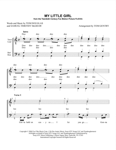My Little Girl (arr. Tom Gentry)