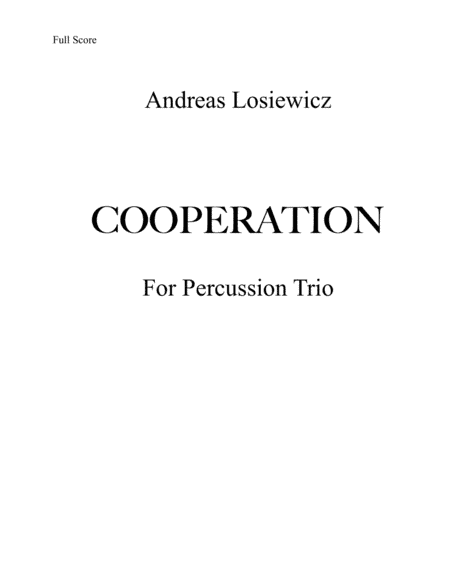 Cooperation
