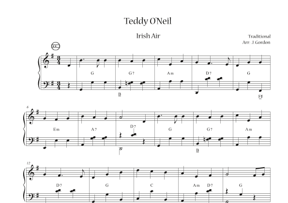 Teddy O'Neil (arr. Julia Gordon)