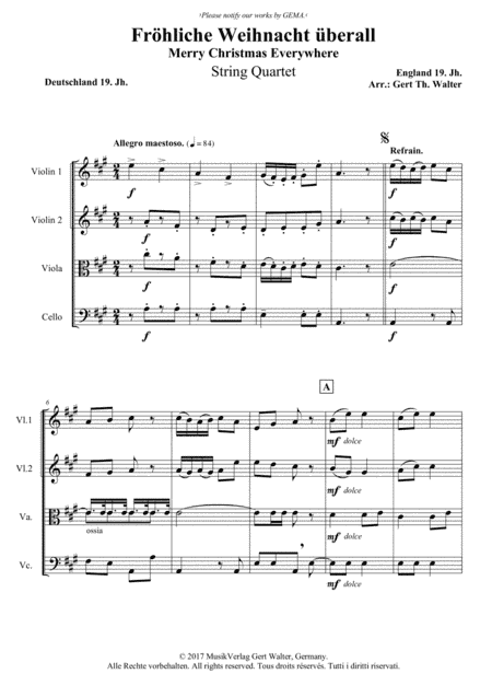 Merry Christmas Everywhere (arr. Gert Th. Walter)