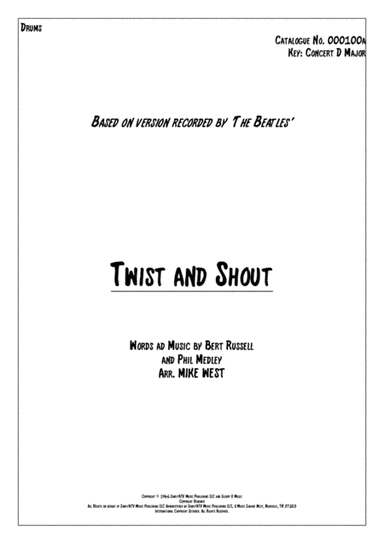 Twist And Shout (arr. Mike West)