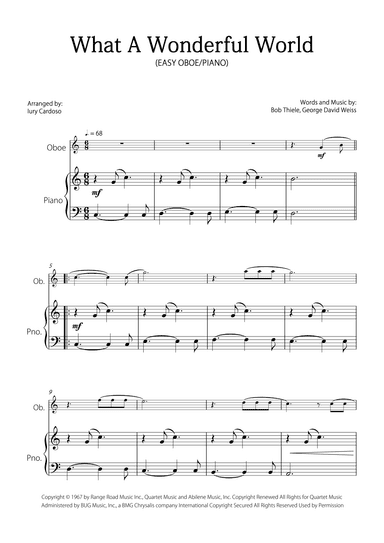 What A Wonderful World (arr. Iury Cardoso)