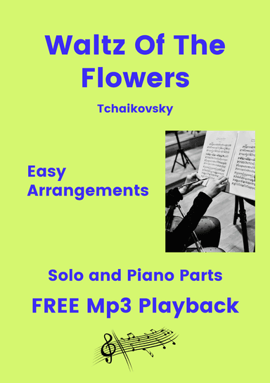 Waltz Of The Flowers (Tchaikovsky) - FREE Mp3 Playback + Solo and Piano Parts (arr. Fabio Eduardo de Oliveira)