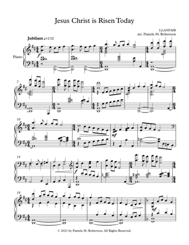Jesus Christ Is Risen Today (arr. Pamela M. Robertson)