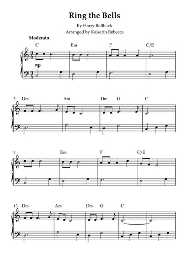 Ring The Bells (arr. Kaiserin Rebecca)