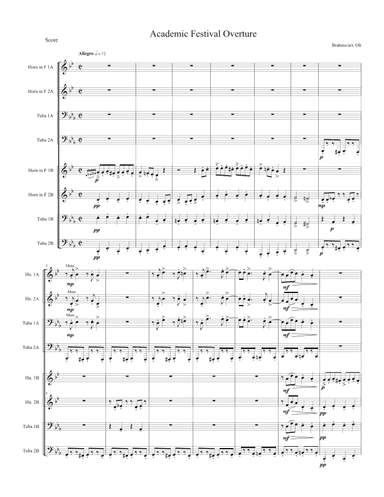 Academic Festival Overture (arr. Tim Olt)