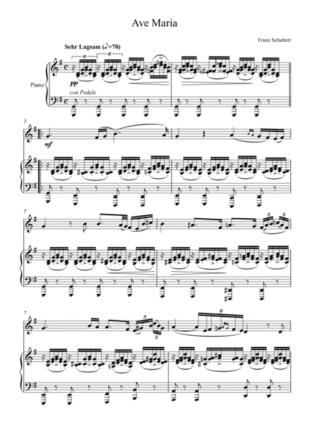 Franz Schubert - Ave Maria (Trumpet Solo) (arr. André Laitano)