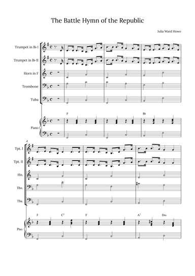 The Battle Hymn of the Republic (arr. Alex Nunes Rodrigues)