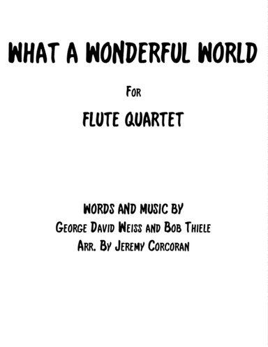 What A Wonderful World (arr. Jeremy Corcoran)