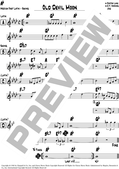 Old Devil Moon (arr. Jimita)