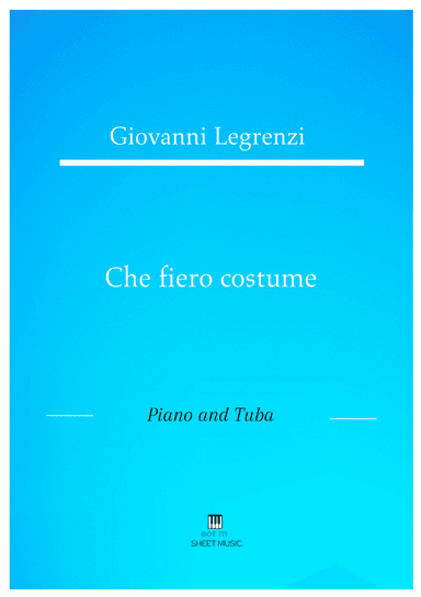 Legrenzi - Che fiero costume (Piano and Tuba) (arr. ANDRE LAITANO)
