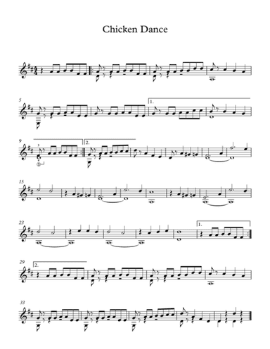Chicken Dance (arr. Milan Mitic)