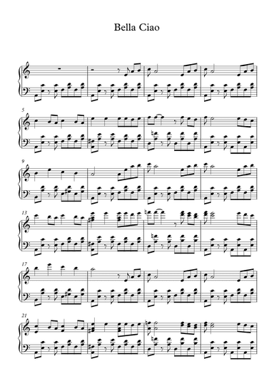 Bella Ciao (arr. Dimitris Stamatelatos)