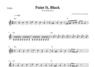 Paint It, Black (arr. Wesley S. SIlva)