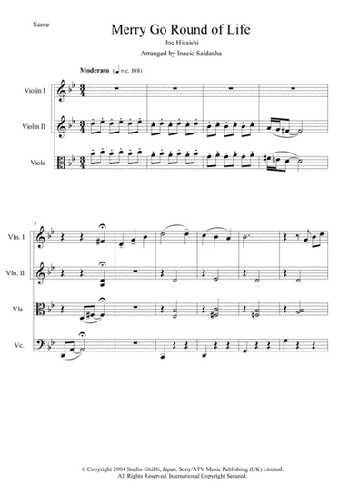 Merry-go-round Of Life (arr. Inacio Saldanha)