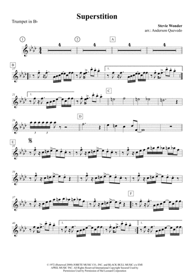 Superstition (arr. Anderson Quevedo)