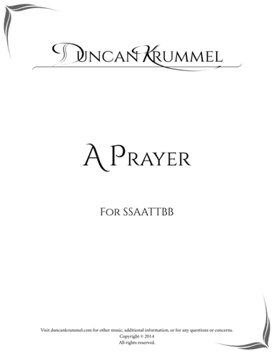 A Prayer