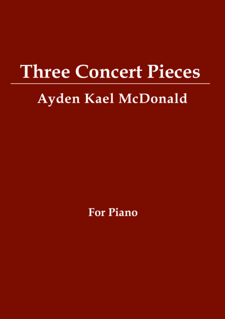 Three Concert Pieces