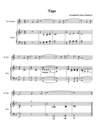 Taps - for Trumpet and Piano (arr. Jesse Mathews)