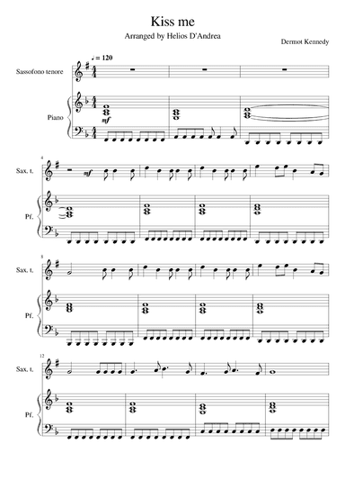 Kiss Me (arr. Helios D'Andrea)