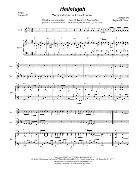 Hallelujah (arr. Stephen DeCesare)