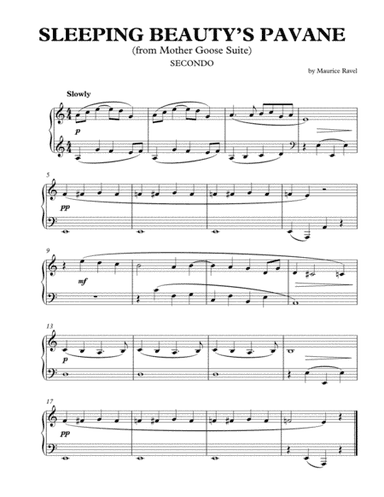 Sleeping Beauty's Pavane (from Mother Goose Suite) (arr. A. J. Cornell Publications)