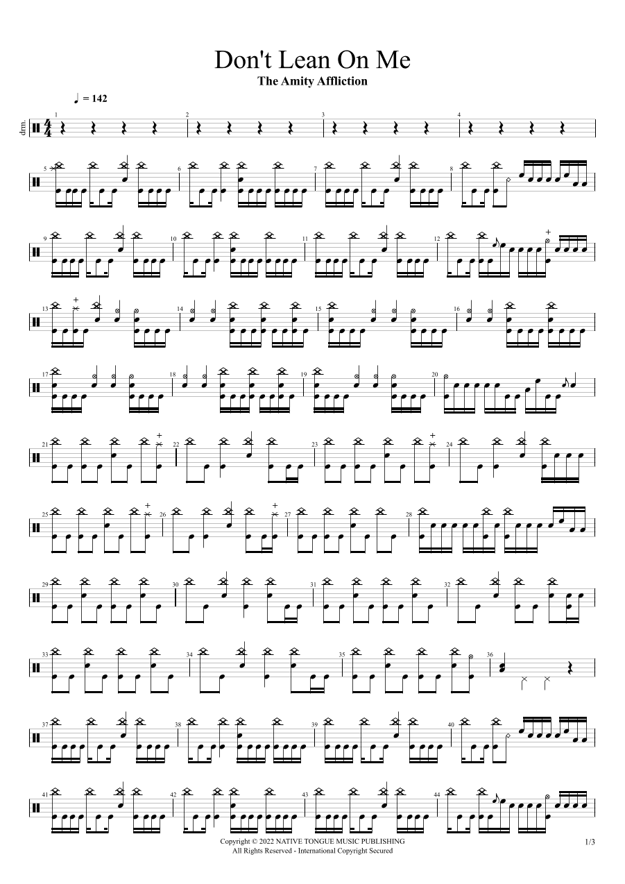 Don't Lean On Me (arr. Cyril Mayer)