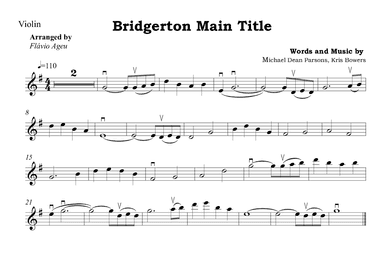 Bridgerton Main Title (arr. Flávio Ageu)