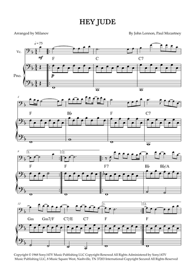 Hey Jude (arr. Milanov)