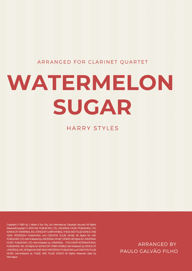 Watermelon Sugar (arr. Paulo Galvão Filho)
