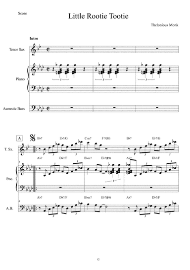 Little Rootie Tootie (arr. Anderson Quevedo)